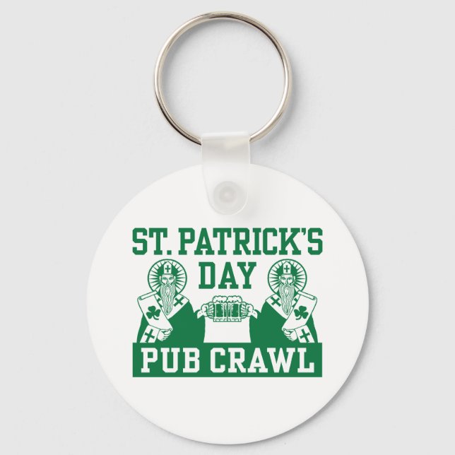 Porte-clés St. Patrick's Day Pub Crawl (Recto)