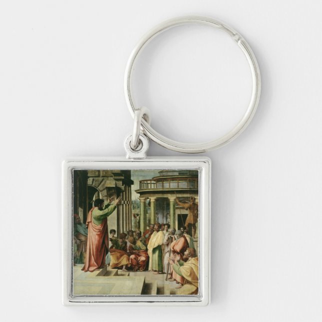 Porte-clés St Paul prêchant à Athènes (bande dessinée pour le (Devant)