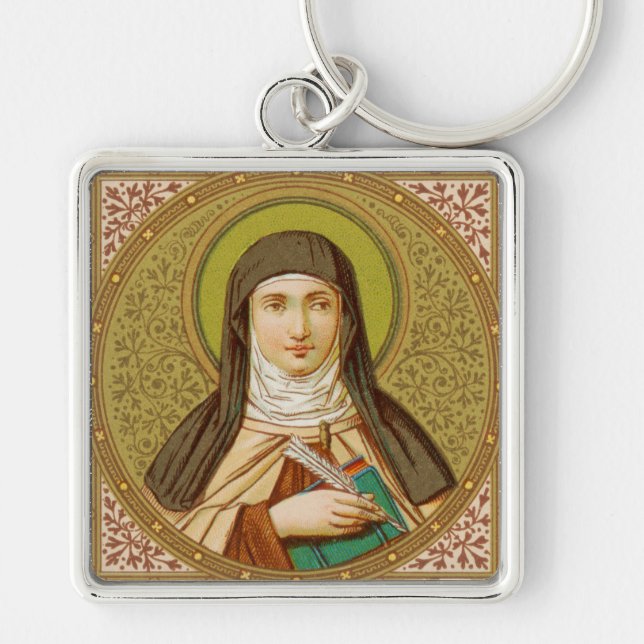 Porte-clés St. Teresa d'Avila (SNV 27) Carré Premium (Devant)