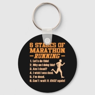 Porte-clés Stades De Marathon Coureur Sarcastique Graphi