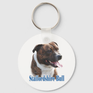Porte-clés Staffordshire Bull Terrier Nom