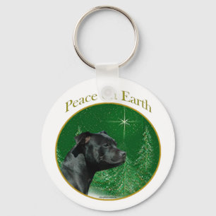 Porte-clés Staffordshire Bull Terrier Paix