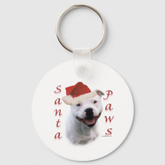 Porte-clés Staffordshire Bull Terrier Père Noël Paws