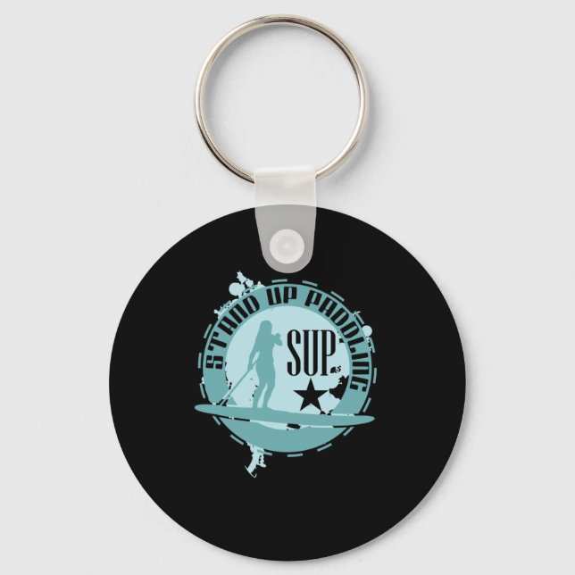 Porte-clés Stand up Paddling "SUP" (Recto)