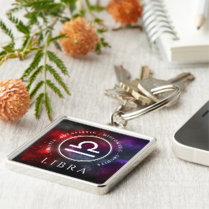 Porte-clés Starfield Libra Scales Western Zodiac