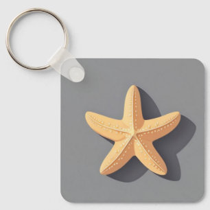 Porte-clés Starfish et son ombre