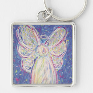 Porte-clés Starry Night Guardian Angel Art Custom Porte - clé