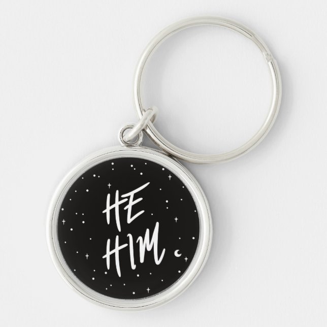 Porte-clés Stars He Him Pronoun Porte - clé (Devant)