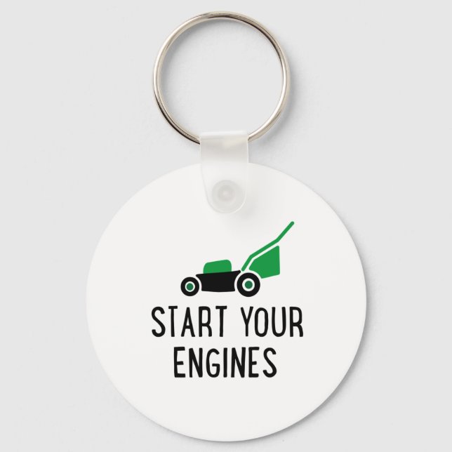 Porte-clés Start your Engines (Recto)