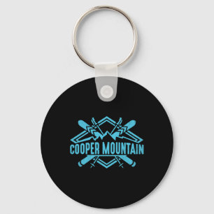 Porte-clés Stations de ski Montagnes Skieur Ski alpin Cooper 