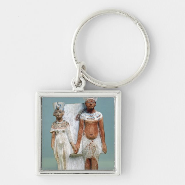 Porte-clés Statuette d'Amenophis IV et de Nefertiti (Devant)
