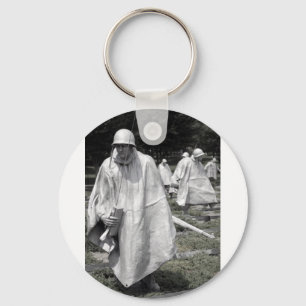 Porte-clés Statut de vétérans de mémorial de Guerre de Cor