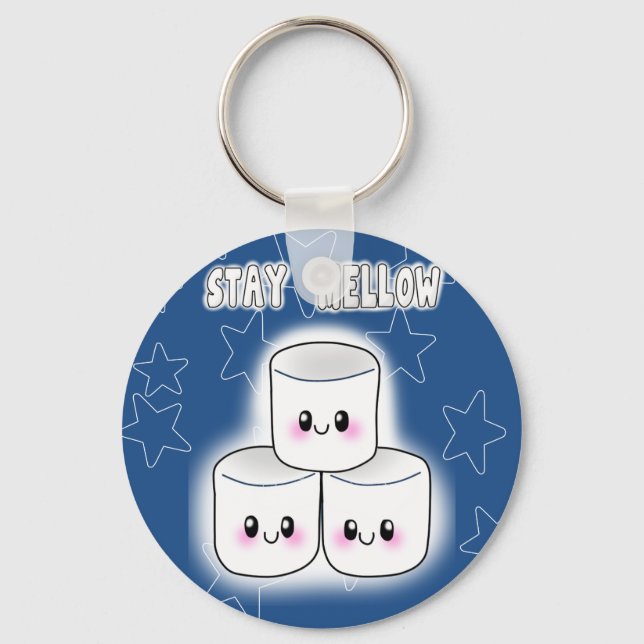 Porte-clés Stay Mellow Marshmallow (Recto)