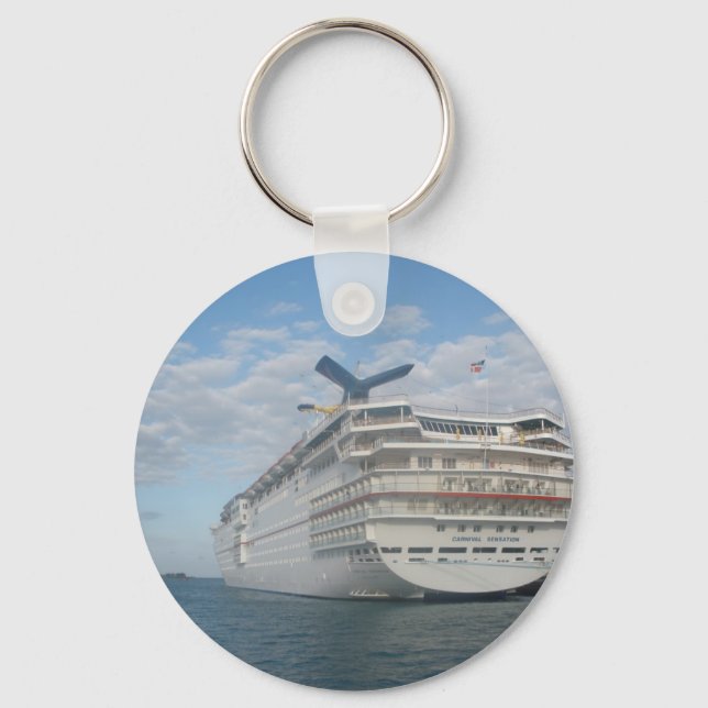 Porte-clés Stern of the Carnival Sensation Cruise Ship (Recto)