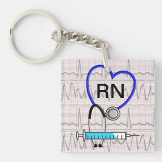 Porte-clés Stethoscope des infirmières autorisées