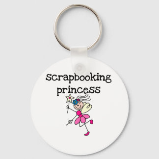 Porte-clés Stick Figure Scrapbook Princess