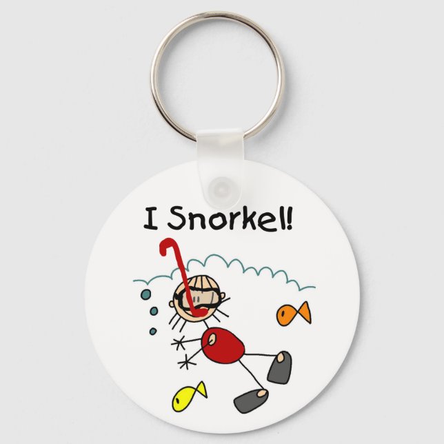 Porte-clés Stick Girl I Snorkel (Recto)