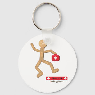 Porte-clés Sticking plaster Figure bags.ai