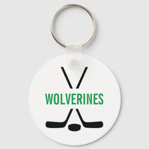 Porte-clés Sticks de hockey personnalisés