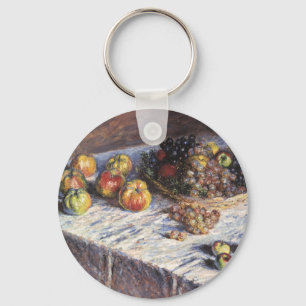 Porte-clés Still Life with Apples and Grapes by Claude Monet