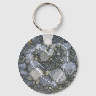 Porte-clés Stone Heart Keychain
