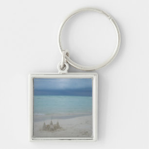 Porte-clés Stormy Sandcastle Beach Landscape