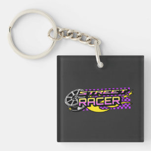 PORTE-CLÉS STREET RACERS BURNING WHEEL CLUB