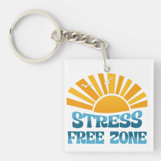 Porte-clés Stress Free Zone