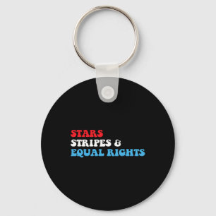 Porte-clés Stripes Et Égalité Des Droits 4 Juillet Femmes Pat