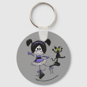 Porte-clés Style Ballerina Goth