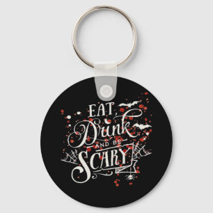 Porte-clés Style graphique effrayant d'Halloween sauvage