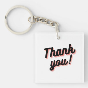 Porte-clés Stylé Gratitude Fob