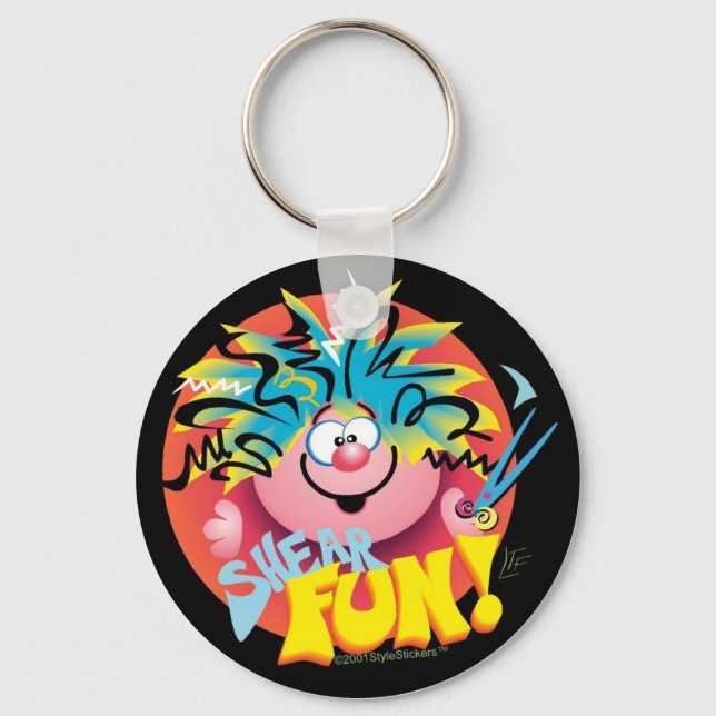 Porte-clés StyleStickers™ Shear Fun Porte - clé (Recto)