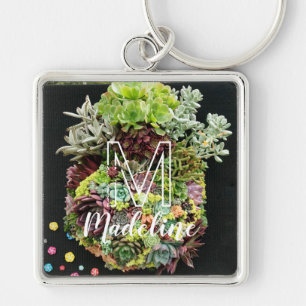 Porte-clés Succulents décoratifs