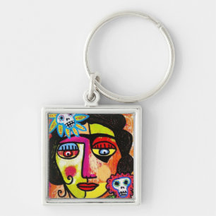 Porte-clés Sucre d'améthyste Sull Frida par SilberZweigArts