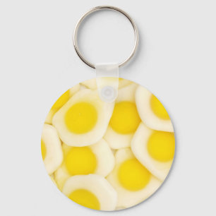 Porte-clés sucreries aux oeufs frits arrière - plan porte - c