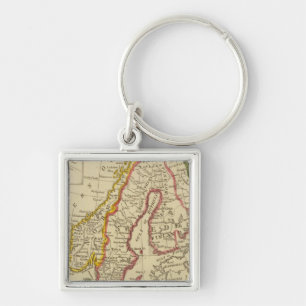 Porte-clés Suède, Danemark, Norvège, Finlande, Islande