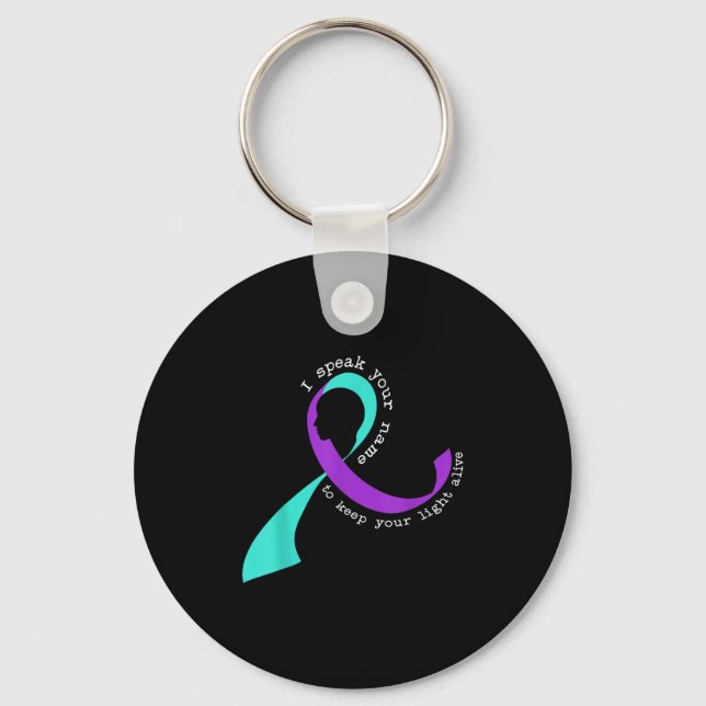 Porte-clés Suicide Awareness Suicide Prevention Suprt Survivo (Recto)