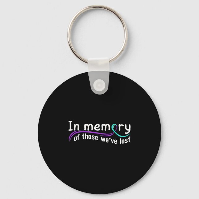 Porte-clés Suicide Awareness Suicide Prevention Suprt Survivo (Recto)
