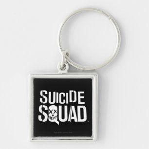 Porte-clés Suicide Squad   White Logo