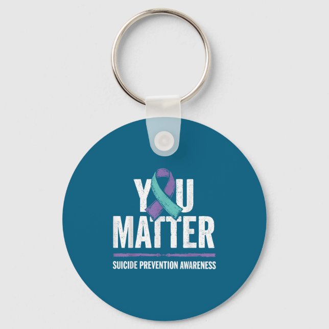 Porte-clés Suicides Prevention Shirts Suicide Awareness  (Recto)