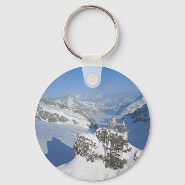 Porte-clés Suisse, Jungfraujoch, top Europe (Recto)