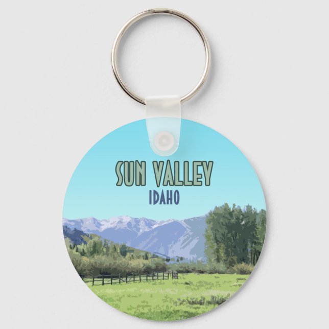 Porte-clés Sun Valley Ketchum Idaho (Recto)