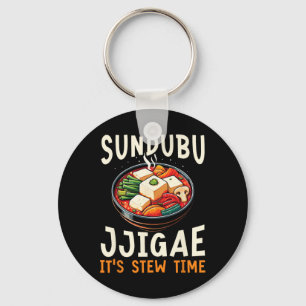 Porte-clés Sundubu Jjigae Nourriture Asiatique Foodie Cuisine
