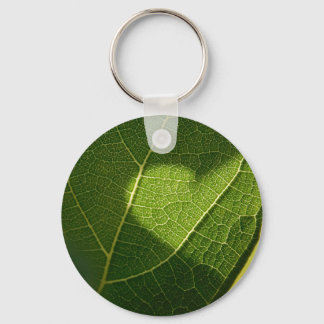 Porte-clés Sunlight Heart on Leaf Keychain