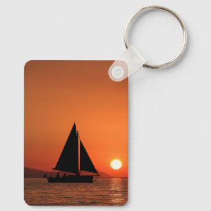 Porte-clés Sunset bateau