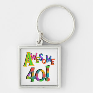 Porte-clés Super 40 T-shirts et cadeaux d'anniversaire