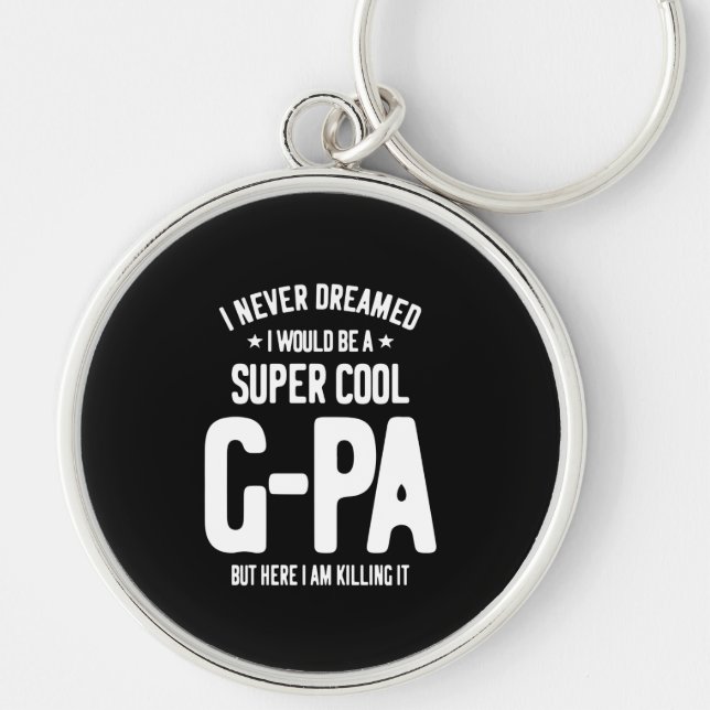 Porte-clés Super Cool G-Pa | Cadeau grand-père (Devant)