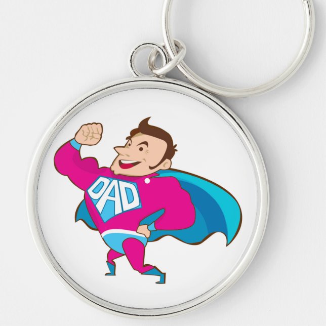 PORTE-CLÉS SUPER DAD (Devant)