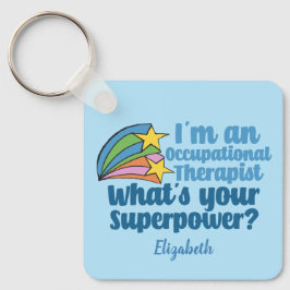 Porte-clés Super ergothérapeute mignon personnalisé OT